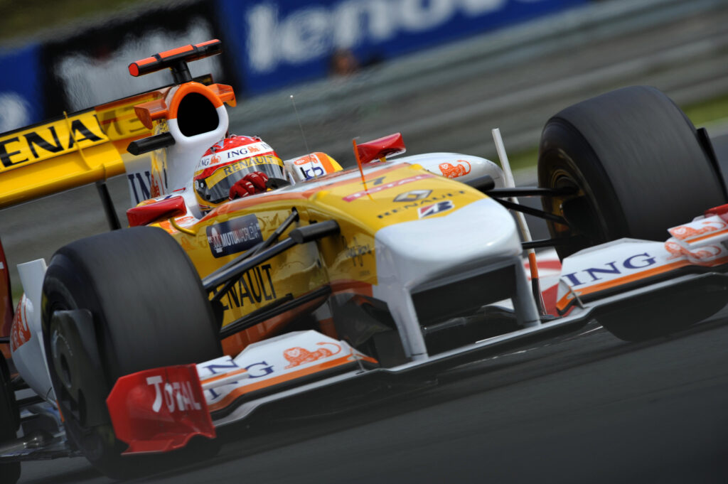 Renault's Spanish driver Fernando Alonso