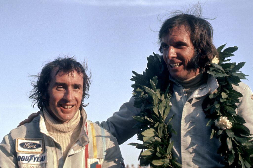 Stewart & Fittipaldi At Grand Prix Of Argentina