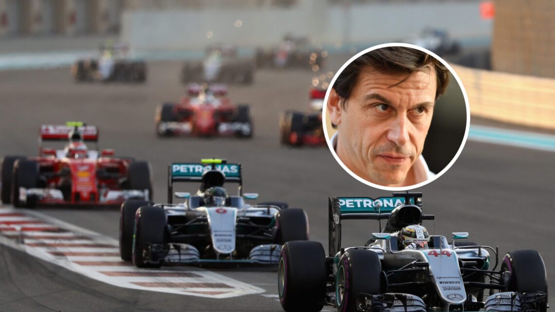 Toto Wolff was not happy with Lewis Hamilton's antics at the 2016 Abu Dhabi Grand Prix.
