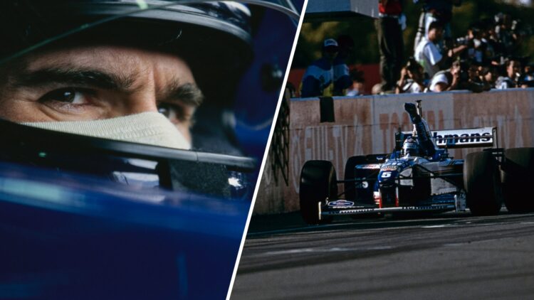 When Damon Hill won the 1996 world title with Williams.