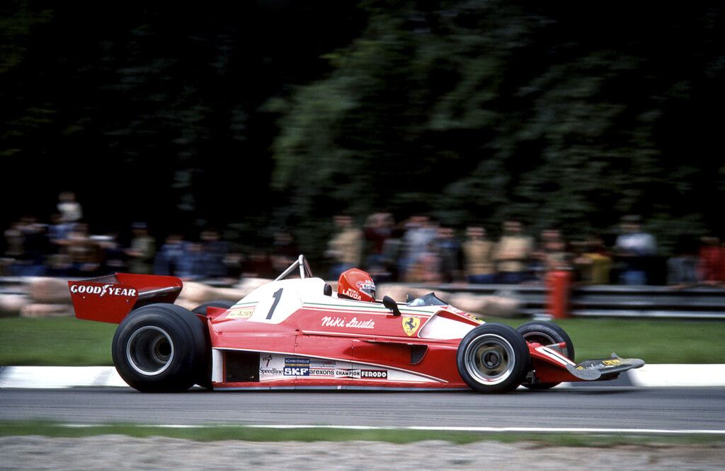 Niki Lauda during the 1976 Italian GP.